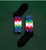 Diamond Pattern Unisex Mid-Length Socks
