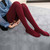 Women's Thigh-High Cotton Socks