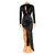 Split Hollow Long Sleeve Dress