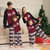 Deer Pattern Stripes Letter Printing Christmas Parent-Child Suit