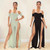 Women's Split Off-neck One-piece Trousers