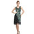 Vintage Sequined Fringe Dress