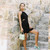 Sleeveless Black Sexy Backless Neck Dress