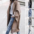 Women's Long Coat With Pockets Solid Colour Single Breasted Lapel Woollen