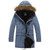 Men's Warm Cotton Parka Overcoat