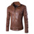 Men's Faux Leather Motorcycle Jacket