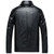 Men's  Faux Leather Jacket Thin Washable