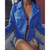 Women's Short Motorcycle Faux Leather Jacket