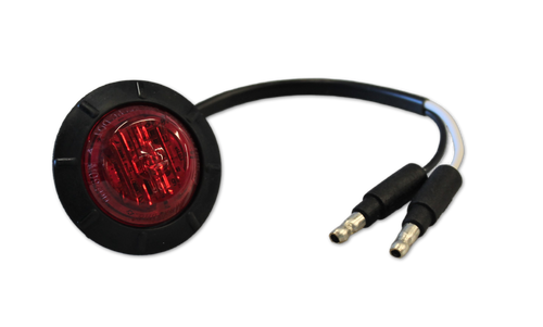 1-1/4" Red LED Mini Combination Clearance Marker Light 