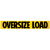 10" x 60" Wooden Oversize Load Sign Single Sided