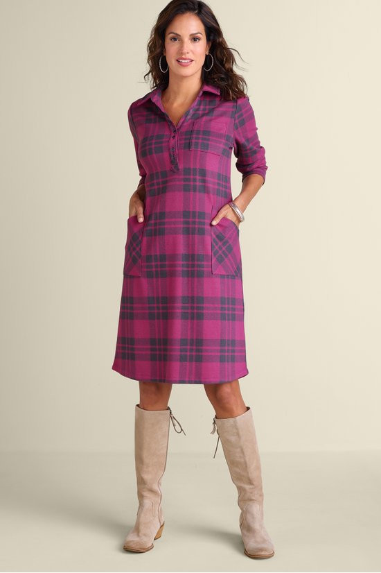 Paramount Plaid Dress