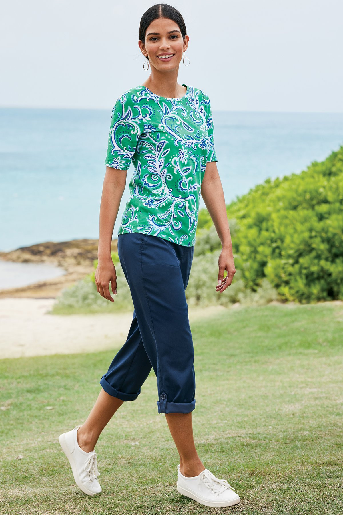 Barbados Convertible Crop Pants