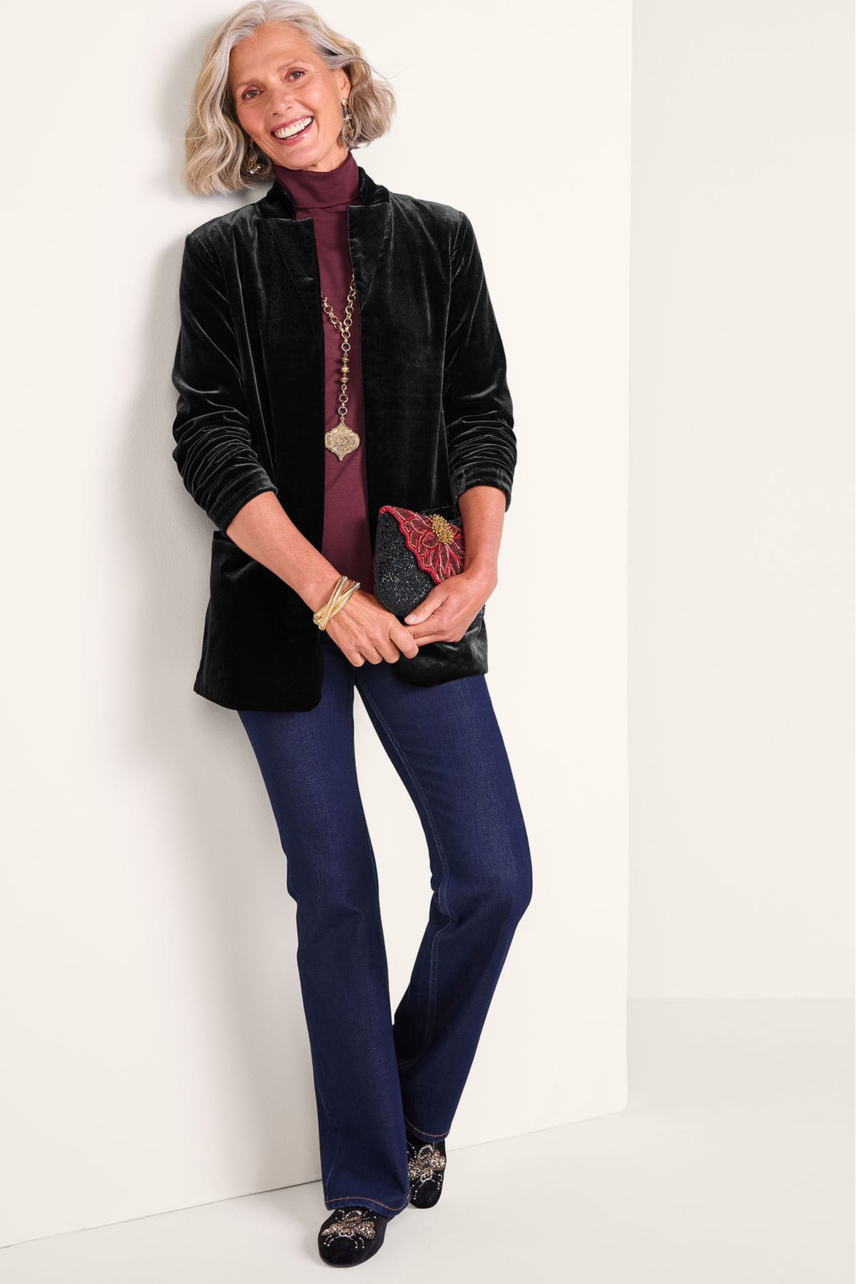 St. James Velvet Jacket - thumbnail 3