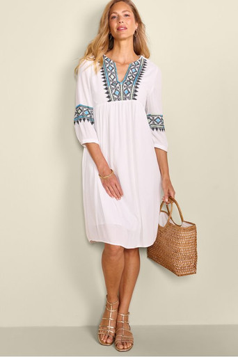Daisha Gauze Short Dress
