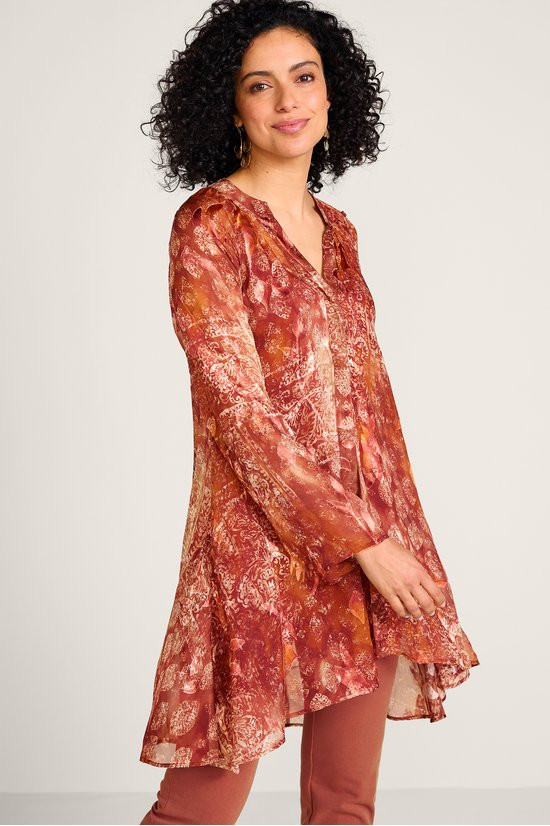 Geneva Silk Convertible Shirt & Cami - thumbnail 4