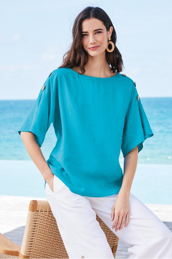 Andrea Linen Blend Pullover - thumbnail 10