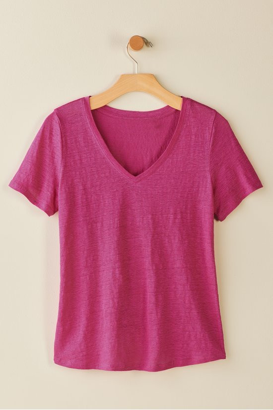 Aubrey Linen Slub Tee - thumbnail 8