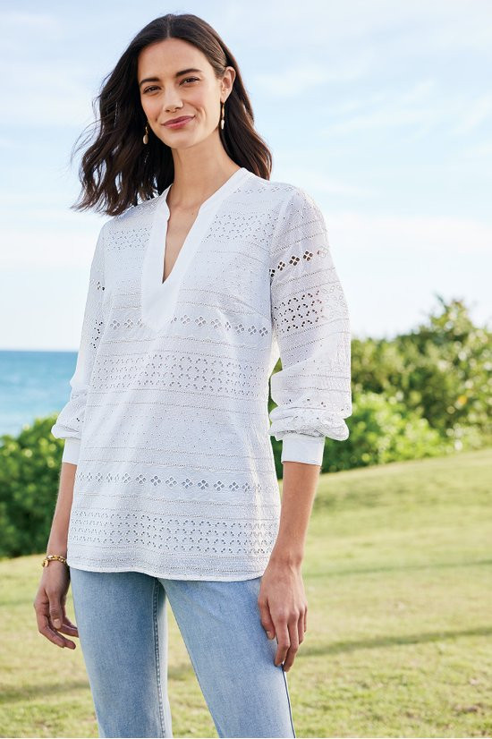 Lenore Eyelet Top - thumbnail 7