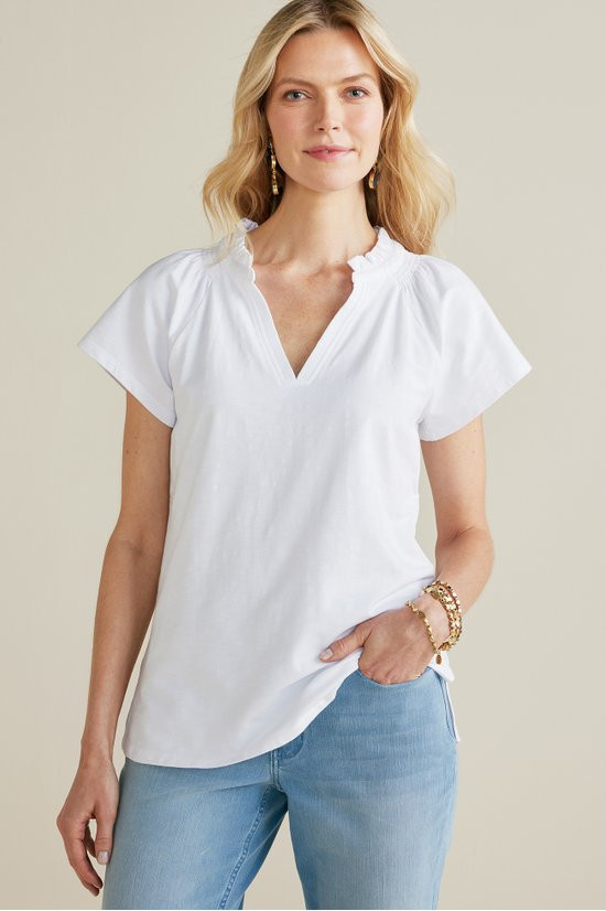 Loretta Supima Slub Tee I - thumbnail 7