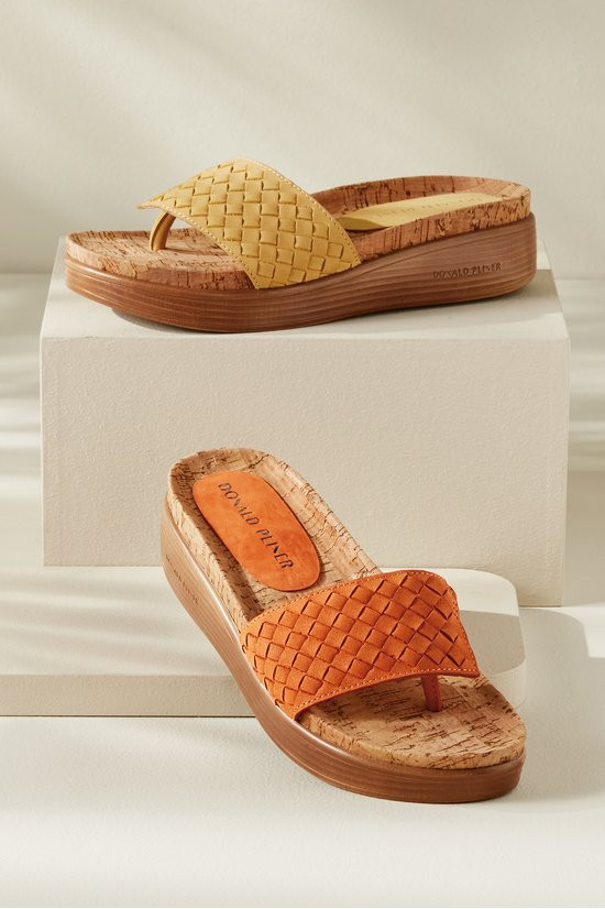 Donald Pliner Fifi Woven Platform Slide - thumbnail 6