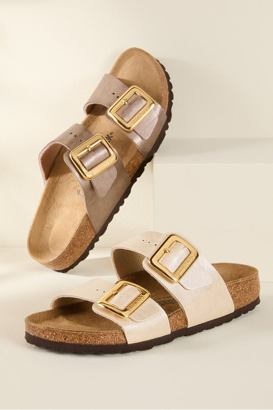 Birkenstock® Sydney Luxe Buckle Slides - thumbnail 3