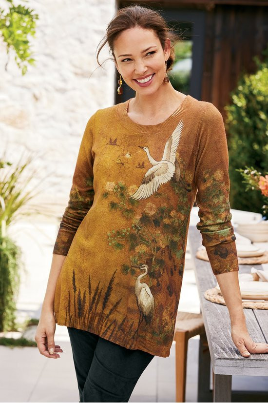 Flight Of Fancy Fine Gauge Sweater - thumbnail 8