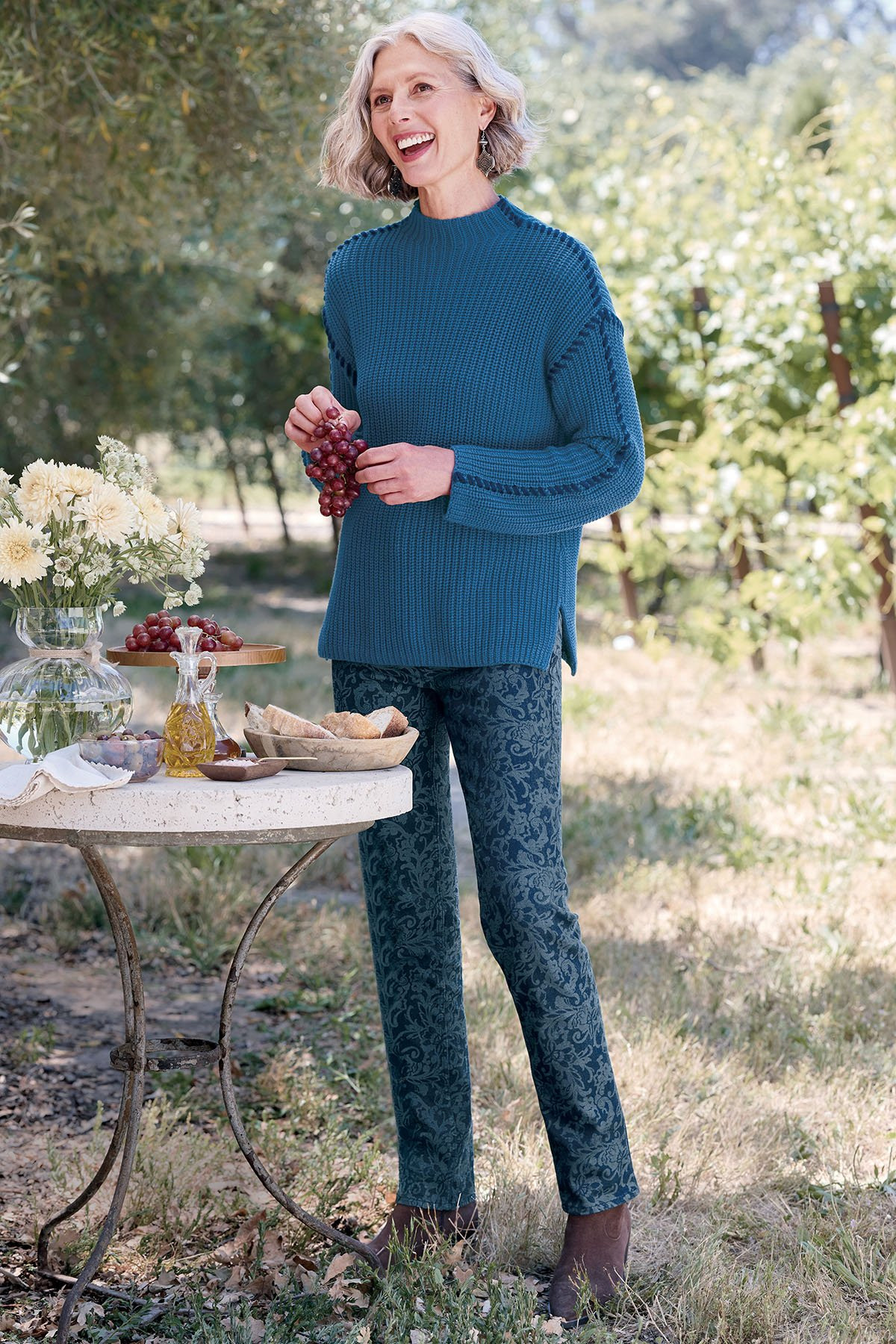 On A Scroll Slim Leg Jeans - thumbnail 10