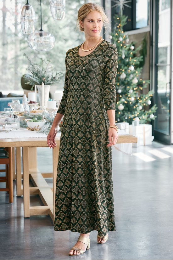 Reverie Jacquard Knit Maxi Dress - thumbnail 10