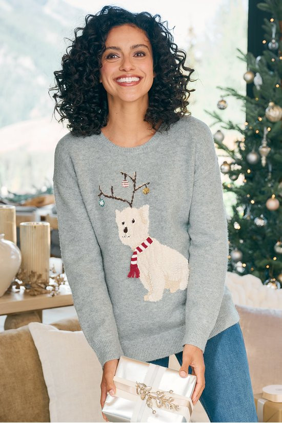 Jingle Dog Jacquard Sweater - thumbnail 6