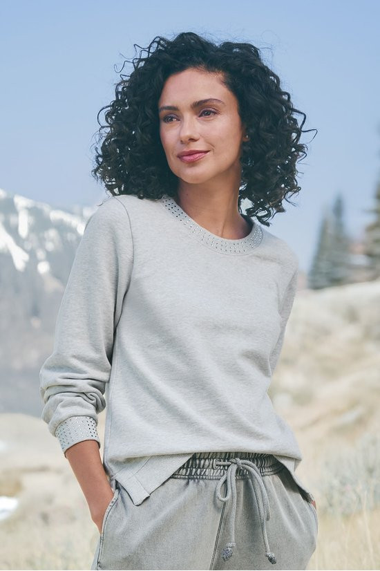 Sparkle French Terry Sweatshirt - thumbnail 8