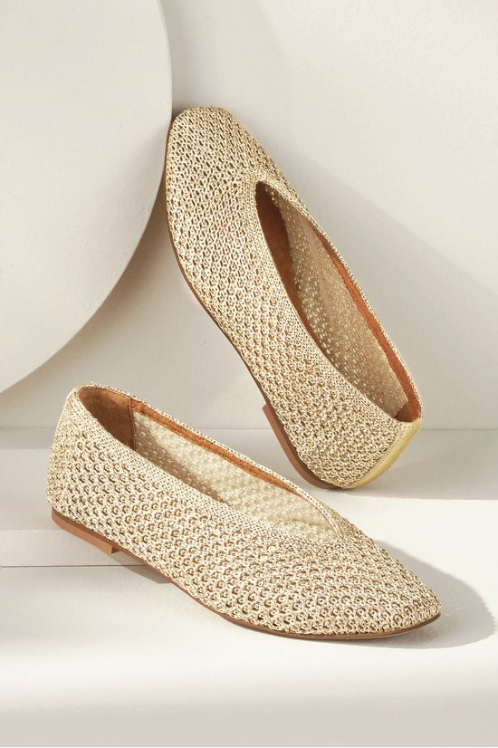 Kelsi Dagger Freya Crochet Mesh Flats - thumbnail 8