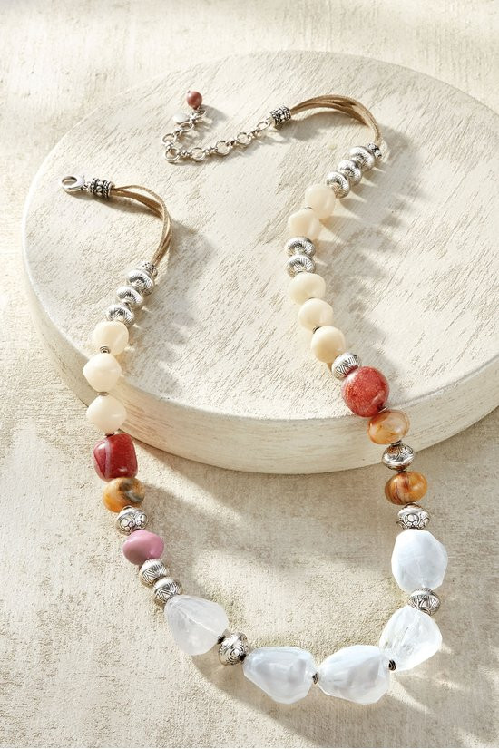 Matilda Multi Stone Necklace - thumbnail 3
