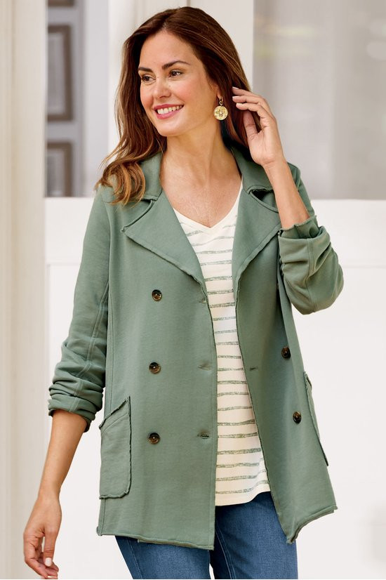 Glennette French Terry Jacket - thumbnail 10