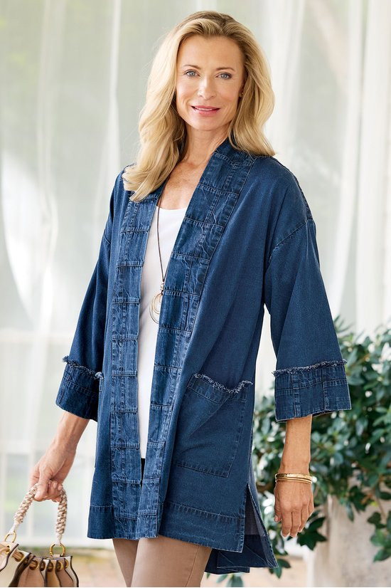 TENCEL™ Open Front Topper - thumbnail 6