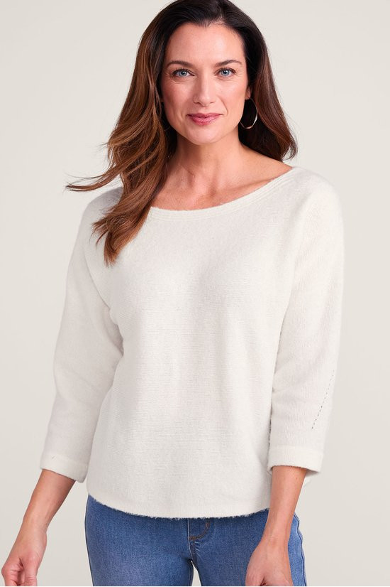 Boatneck Pullover Sweater - thumbnail 10