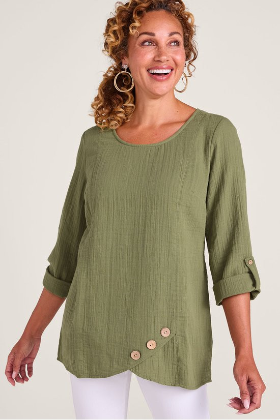 Zarina Gauze Tunic - thumbnail 6