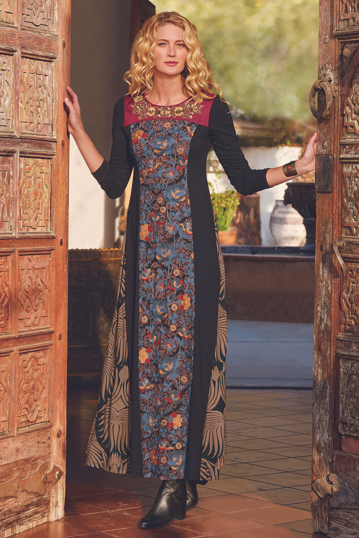 Artful Reverie LS Maxi Dress - thumbnail 6