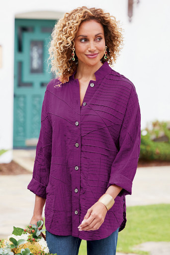 Studio Abstract Long Sleeve Big Shirt - thumbnail 5