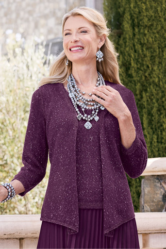 Yelena Sequin Cardigan - thumbnail 9