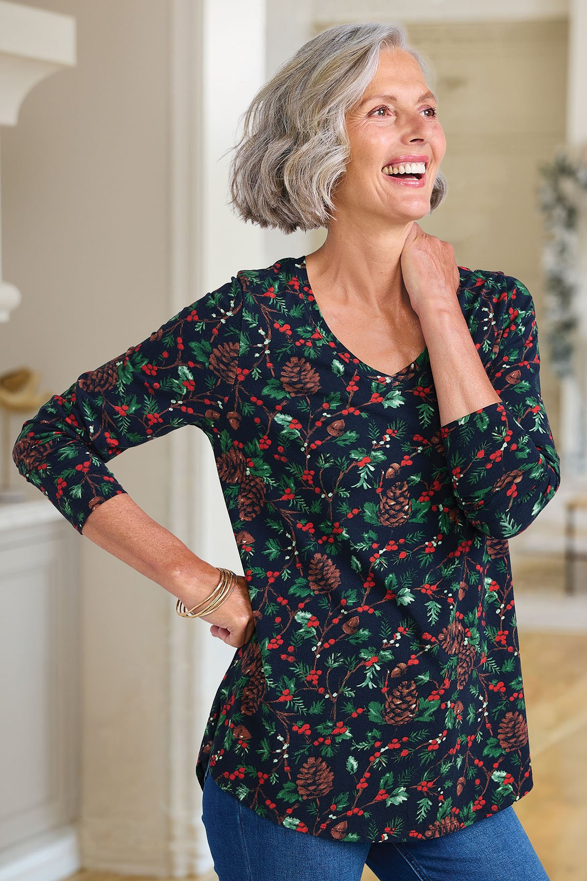 Isabel Woodland LS Cotton Tunic - thumbnail 8