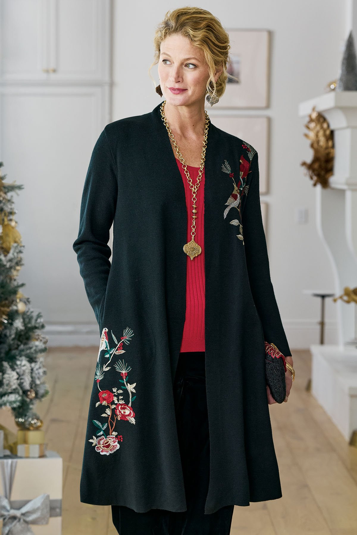 Songbird Long Cardigan Sweater - thumbnail 8