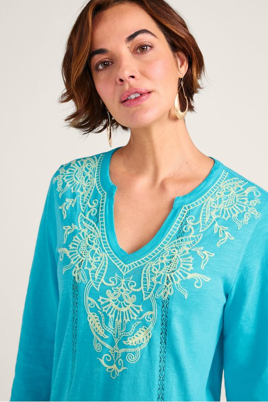 Nura Embroidered Knit Tunic - thumbnail 5
