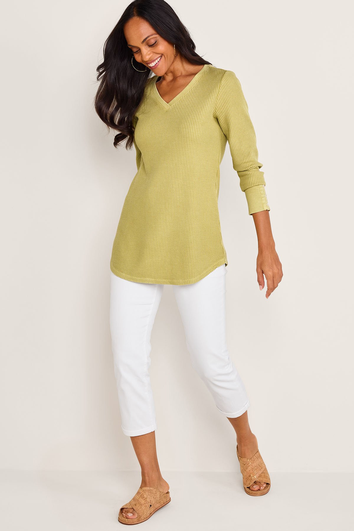 Arabella Waffle Knit Tunic - thumbnail 3