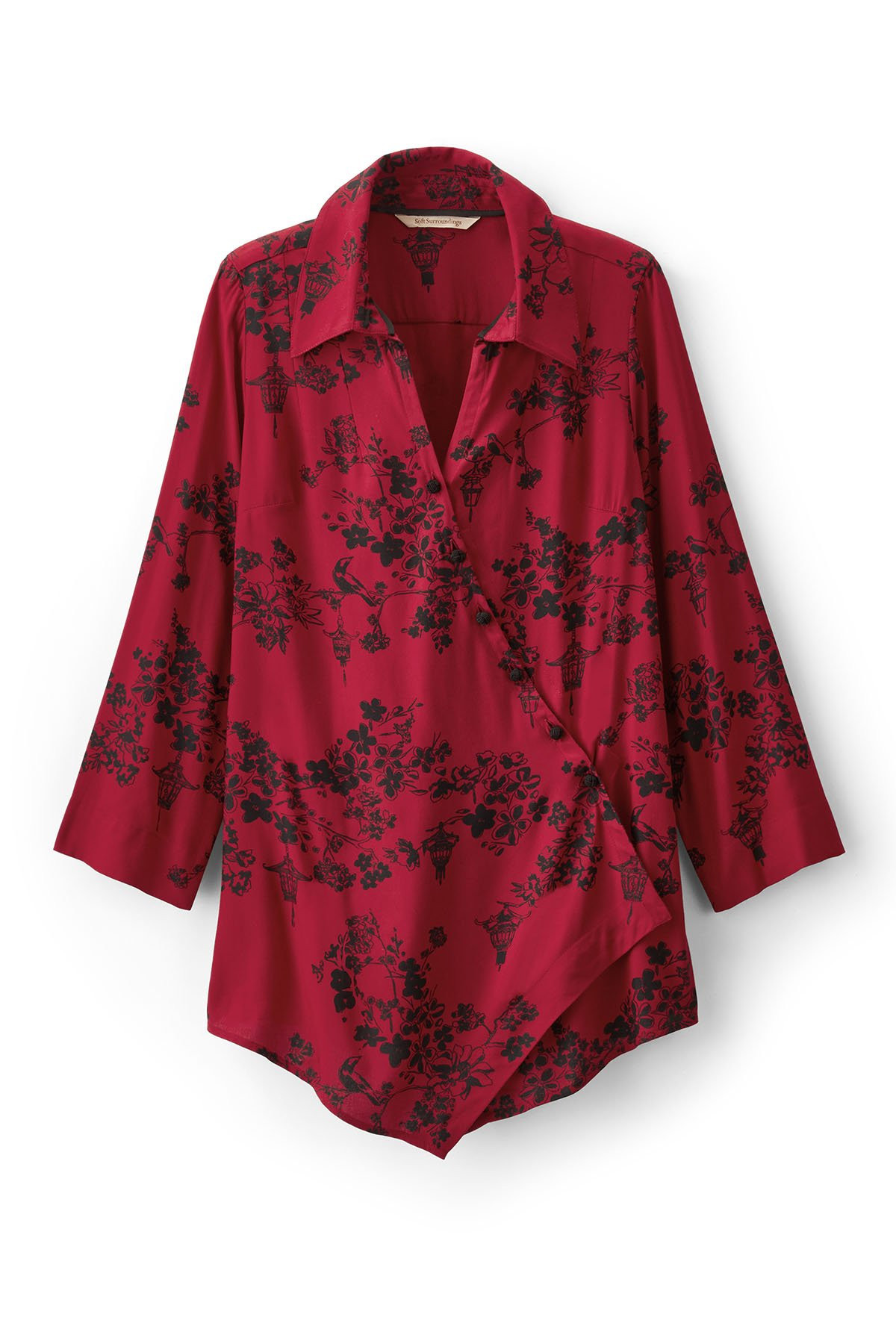 Sumi Challis Asymmetric Tunic - thumbnail 2
