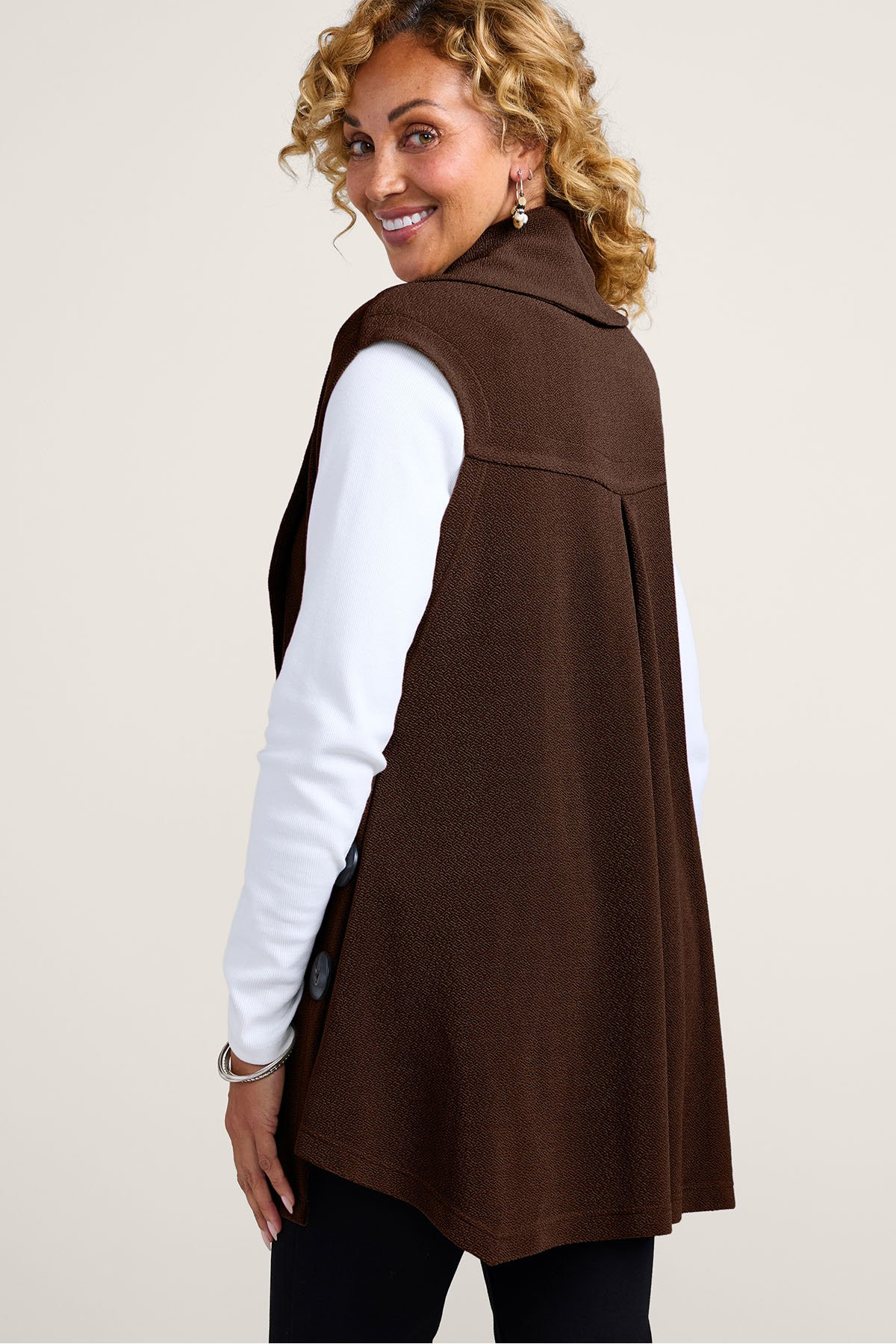 Mesa Button Vest - thumbnail 3