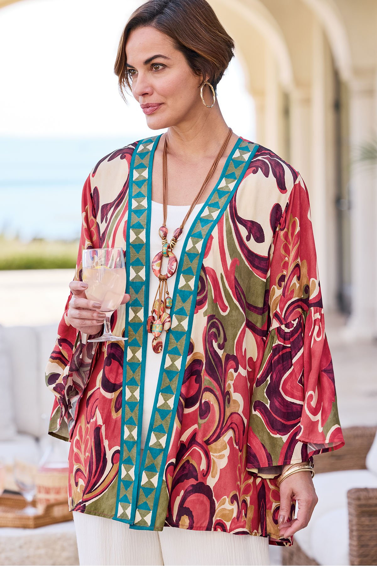 Eclectic Sunset Lightweight Topper - thumbnail 5