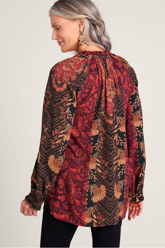 Fleur Dynasty Long Sleeve Poet Top - thumbnail 4