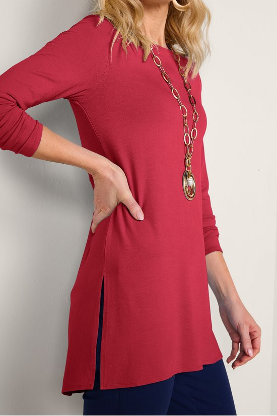 Addison Knit Crepe Tunic - thumbnail 6