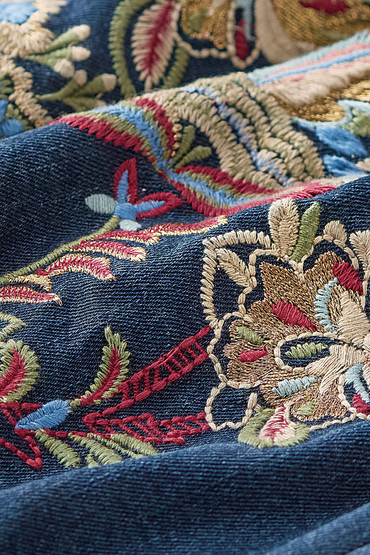 Embroidered Blooms Straight Leg Jeans - thumbnail 5