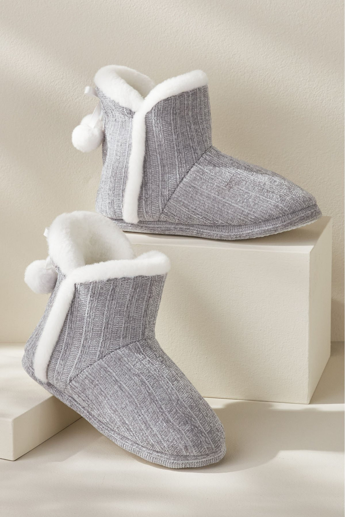 Cambree Chenille Bootie Slippers - thumbnail 7